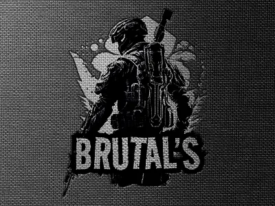 Military cloths logo branding brutal design illustration logo military minimal