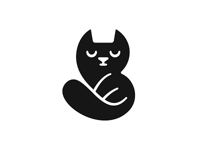 Gato! animal brand brand identity branding business cat design friendly gato icon illustration kitten logo logo design mark pet saas sleepy symbol vet