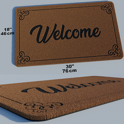 Welcome Mat 3d blender