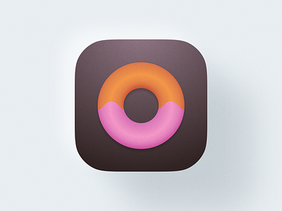 Donut! app appstore brand branding business cake design donut figma icon icons illustration ios logo macos mobile ring saas startup yummy