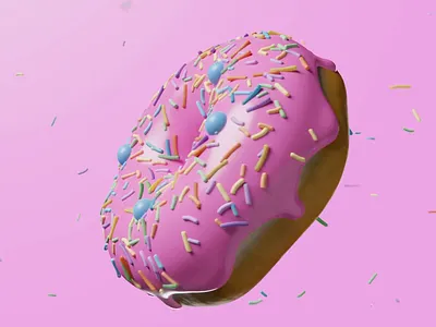 Blender Donut 3d 3d modeling animation blender donut motion graphics