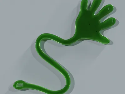 Sticky Hand 3d blender