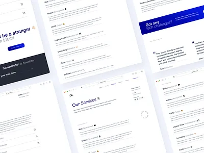 GoHard* — Website Redesign Concept | Services clean ui components design desktop elements figma interface light minimal minimalism redesign reviews services ui design ux web webflow white
