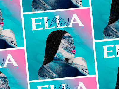 Music cover: Ella (Mi) - Tiaggo brazil cover cover art design graphic design hip hop music music cover single spotify