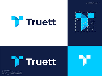 Modern T-Letter Logo unused branding container design identity industrial logo mark shipment shipping t t letter typography vector