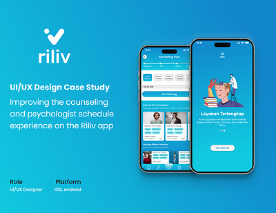 UI/UX Design Case Study: Improving the Riliv app branding uidesign uxresearch