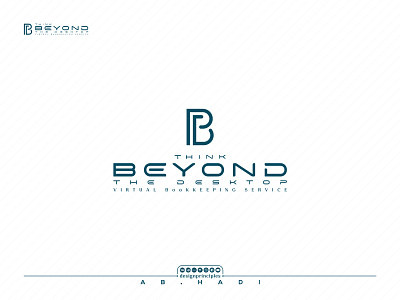 Beyond Logo Mark with B Letter Icon ab hadi b letter icon beyond beyond logo beyond logo mark book book logo brand branding clean design graphic design illustration logo logo design minimalist modern the desktop think vector