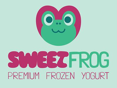 Sweet Frog Concept Design branding design graphic design illustration logo typography