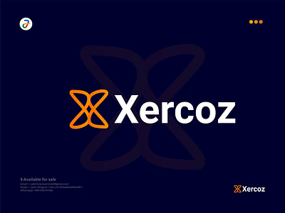 X letter logo design newyork