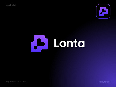 Lonta Logo - Brand Identity app icon logo blockchain brand identity branding creative logo crypto logo defi digital agency ecommerce gradient logo logo logo design logo designer logomark logotype modern logo nft saas logo symbol technology