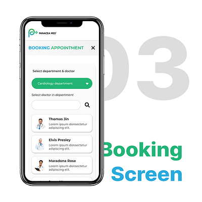 Panacea Med - Mobile App Design #3 adobexd branding design figma graphic design illustration logo ui ux webdesign