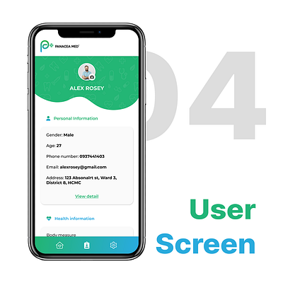 Panacea Med - Mobile App Design #4 adobexd branding design figma graphic design illustration logo ui ux webdesign