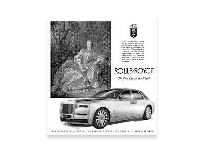 Rolls-Royce Vintage Ad Concept adobe automobile automobiles automotive design car cars concept custom customs design free graphic design luxury photoshop poster poster design rolls rolls royce rolls royce