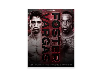 Rey Vargas vs. O'Shaquie Foster Fight Poster adobe boxing boxing poster custom customs design fight fighting fights free graphic design mma new photoshop poster poster design posters product design ufc
