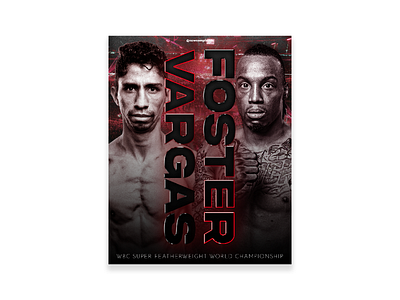 Rey Vargas vs. O'Shaquie Foster Fight Poster adobe boxing boxing poster custom customs design fight fighting fights free graphic design mma new photoshop poster poster design posters product design ufc