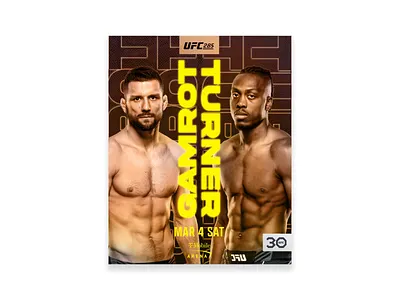 Mateusz Gamrot vs. Jalin Turner Fight Poster adobe boxing poster custom customs design fight poster gamrot graphic design jalin turner mateusz gamrot mma photoshop poster poster design posters sports sports design turner ufc ufc poster