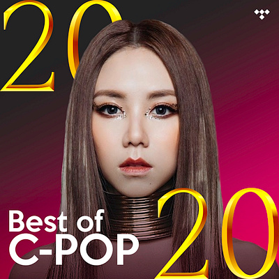 Tidal Best of C-pop (not official) affinity chinese design diseño g.e.m. graphic graphic design instagram jjlin music post streaming tidal