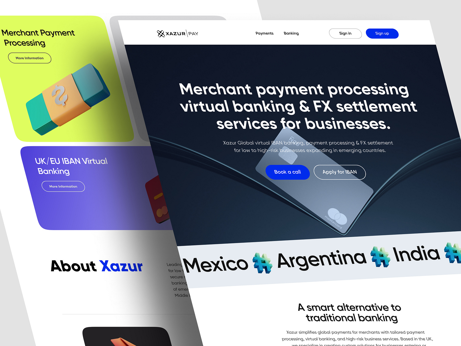 Digital Banking site by Hridoy Ahmed® for Dude Shape on Dribbble
