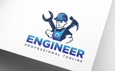 Engineer Handyman Contractor Logo Design future