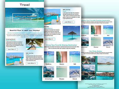 Email Template Design By Parvej Hossain On Dribbble Email Template Design By Parvej Hossain On Dribbble