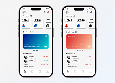 Banking app landing page app banking app graphic design ui ux