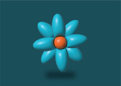Flowers 3D Icon 3d icon