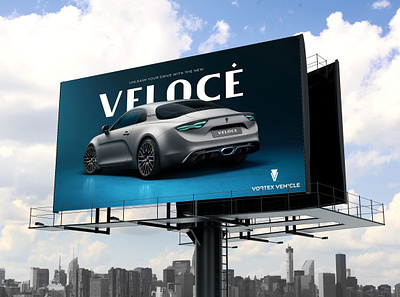 VELOCE ; Billboard design billboard design branding design illustration