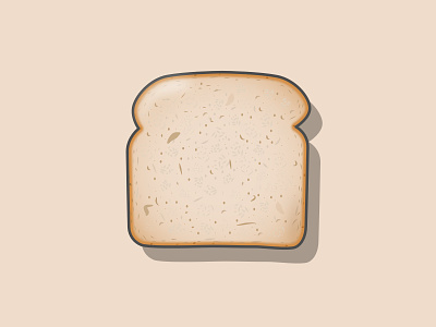 Sliced Bread bread food graphic design illustration vector vector art vector illustration