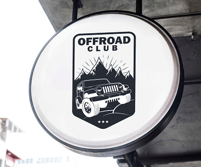 Logo for an Off-road Club brand branding club logo design graphic design illustration logo off road vector