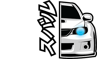 Subaru Illustration design logo vector