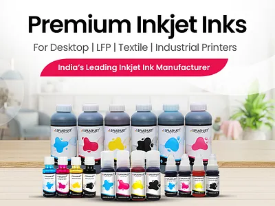 India's Leading Inkjet Ink Manufacture Splashjet branding inkjet ink sublimation ink textile