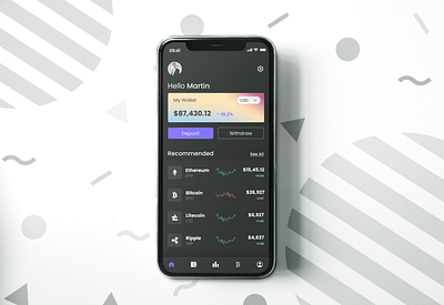 Crypto Wallet App | Payment App app design crypto wallet app | payment app mobile app design payment app ui ux design