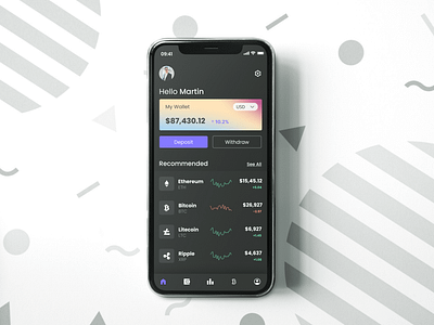 Crypto Wallet App | Payment App app design crypto wallet app | payment app mobile app design payment app ui ux design