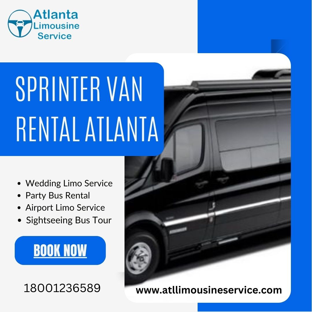 Luxury Sprinter Van Rental In Atlanta by Atl Limousine Service on Dribbble