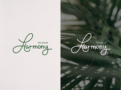 HARMONY / Spa salon design graphic design illus illustration logo logotype vector