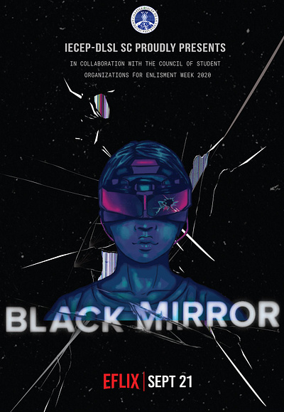 Eflix - Social Media Post black mirror graphic design movie poster social media