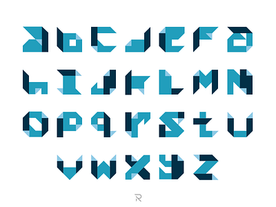 Graphic Blue Alphabet a alphabet b blue branding c design graphic graphic design illustration logo typography vector z