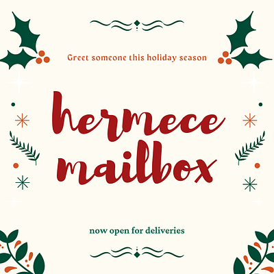hermECE - Holiday Social Media Post