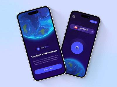 Max VPN App app concept digital ios mobile mobile concept product product design security ui uidesign ux uxresearch vpn vpn app concept vpn app design