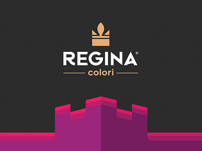 REGINA - Branding Identity branding color colors creative design futuristic graphic design icon iconic illustration logo logotype minimal purple queen regina sweet symbol