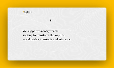 Capital partner for visionary teams finance landing layout ui vc web
