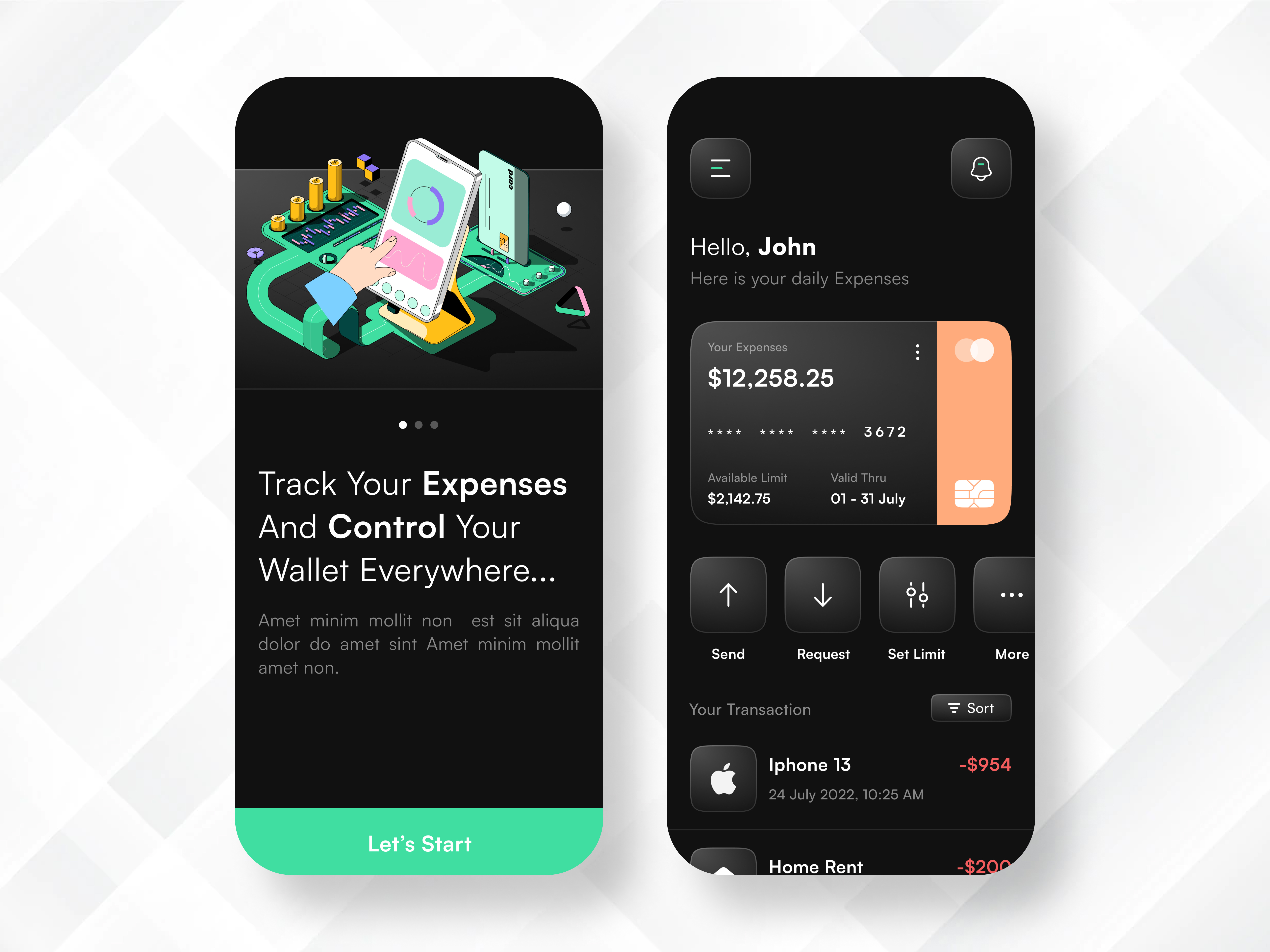 Expense Tracker App by Auxano Global Services on Dribbble