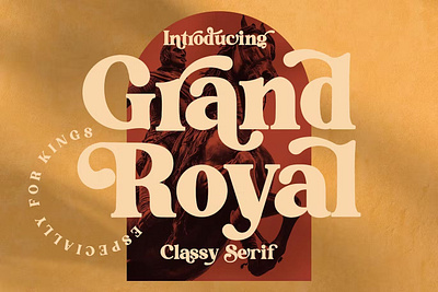 Grand Royal Serif Font animation branding font fonts graphic design lettering logo type typeface typography