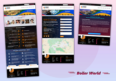 Boiler World adobe xd behance creative dribbble figma inspiration portfolio prototype ui website