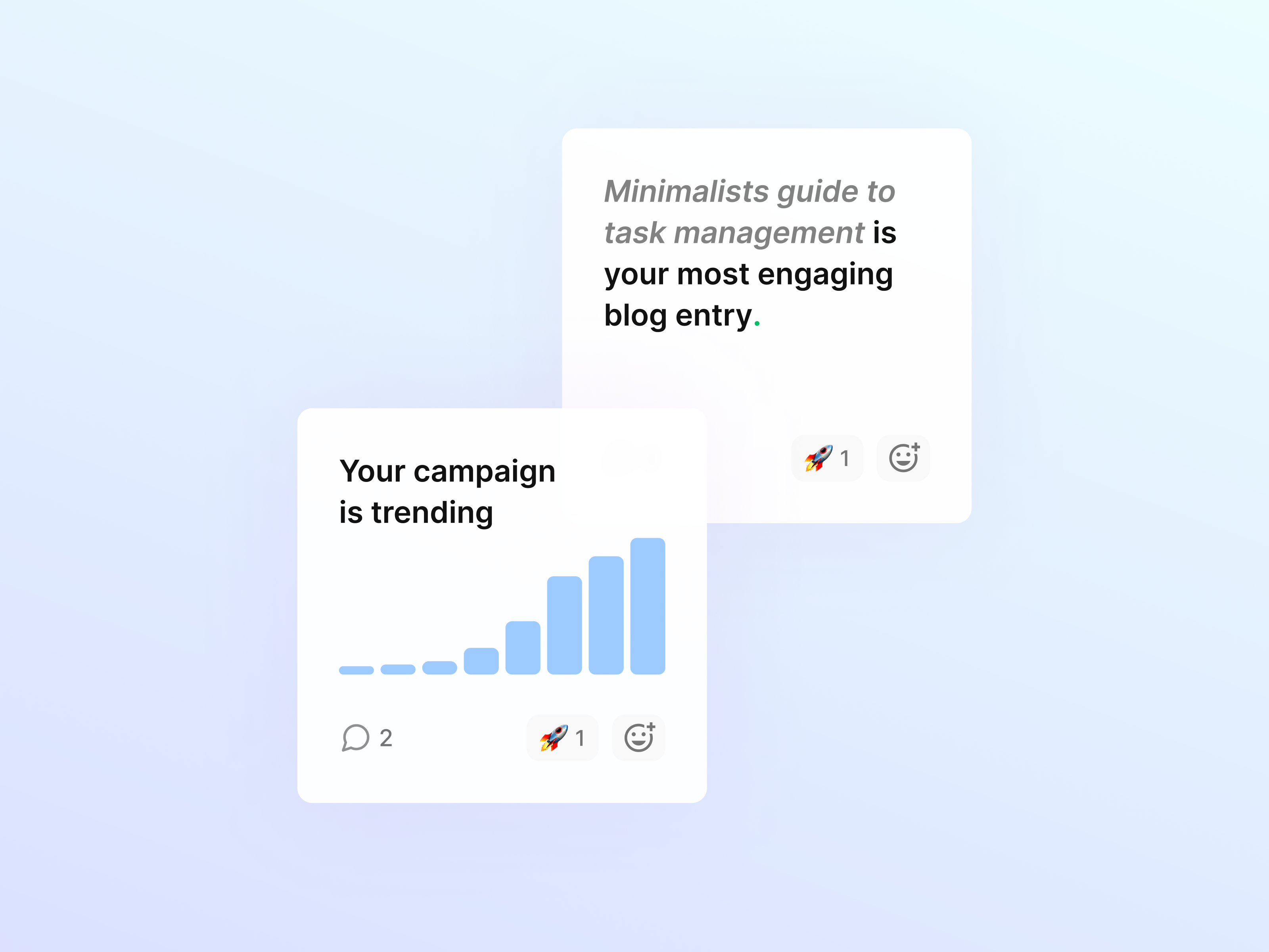 Analytics UI - Cards