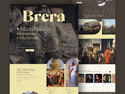 Brera Museum Design Concept concept design exhibition exploration interface museum ui ux