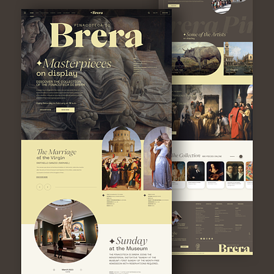 Brera Museum Design Concept concept design exhibition exploration interface museum ui ux