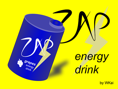 ZAP! Energy Drink Packaging. branding dribbbleweeklywarmup illustration logo product design