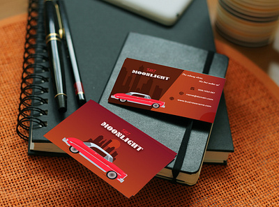 A business card for a taxi company brand branding business business card car card cars hollywood logo new york old old car retro retro car retro style taxi taxi business card taxi card vintage vintage style