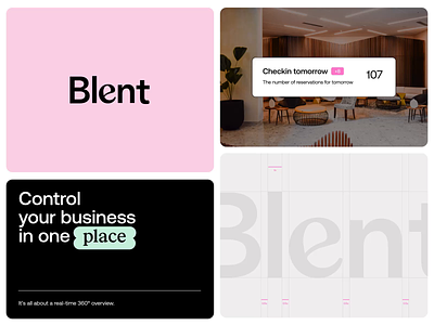 Blent | Brand Identity animation brand book branding design graphic design identity illustration logo logotype motion startup typography unikorns vector